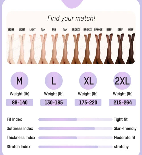 Translucent Fleece Lined Tights For Women